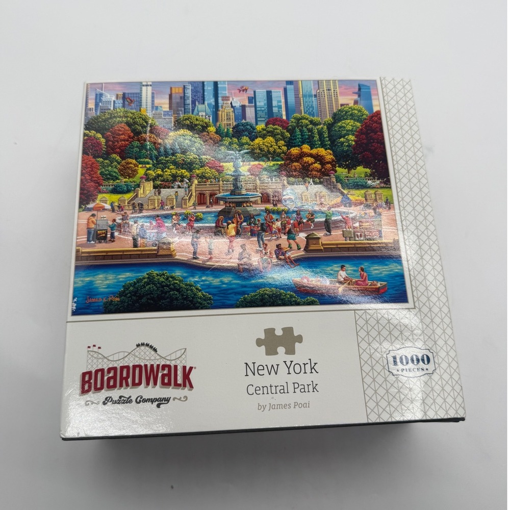 Boardwalk New York Central Park 1000 Piece Puzzle James Poai NYC